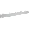 InLine 19 inch panel do zarządzania kablami, 5 małych uchwytów, RAL7035, szary