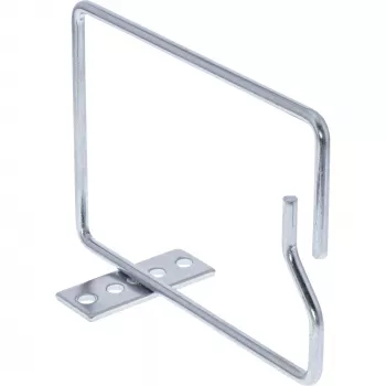 Uchwyt kablowy InLine, metalowy, ocynkowany, otwarcie krótszy bok, 140x100mm
