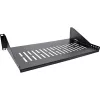 Półka rack InLine 19 cali 250 mm 20 kg 2U RAL 9005 czarna