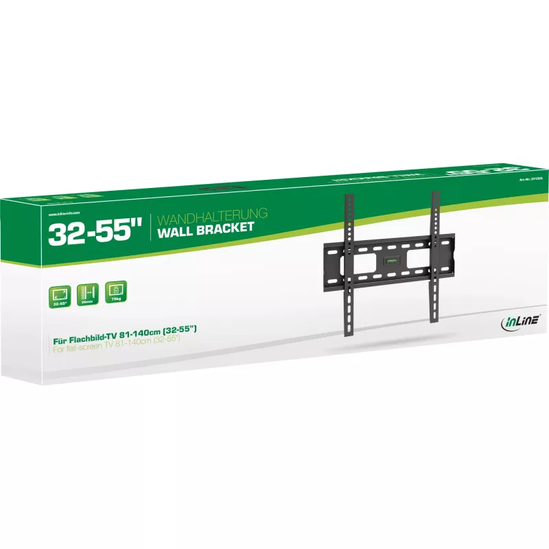 InLine Uchwyt ścienny do TFT / LED / Plasma 81 - 140cm 32 - 55 cali maks. 75kg