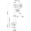 InLine Uchwyt biurkowy do TV / LED / TFT do 69 cm 27 cali maks. 10 kg