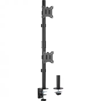 Uchwyt biurkowy InLine na 2 ekrany TV/LED/TFT do 81 cm / 32 cale, maks. 9 kg