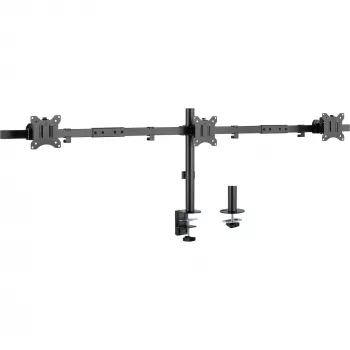 Uchwyt biurkowy InLine dla 3x TV / LED / TFT, wyświetlacz do 81 cm (32 cale), maks. 7 kg