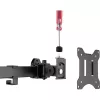 Uchwyt biurkowy InLine dla 3x TV / LED / TFT, wyświetlacz do 81 cm (32 cale), maks. 7 kg