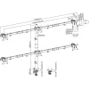 Uchwyt biurkowy InLine dla 6 wyświetlaczy TV / LED / TFT do 81 cm 32 cali maks. 7 kg czarny