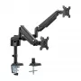 Uchwyt biurkowy InLine z podnośnikiem, do dwóch monitorów do 82 cm (32 cale), 9 kg