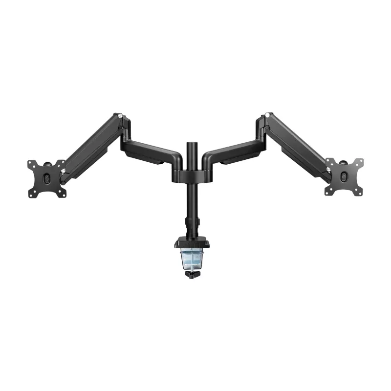 Uchwyt biurkowy InLine z podnośnikiem, do dwóch monitorów do 82 cm (32 cale), 9 kg