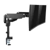 Uchwyt biurkowy InLine z podnośnikiem, do dwóch monitorów do 82 cm (32 cale), 9 kg
