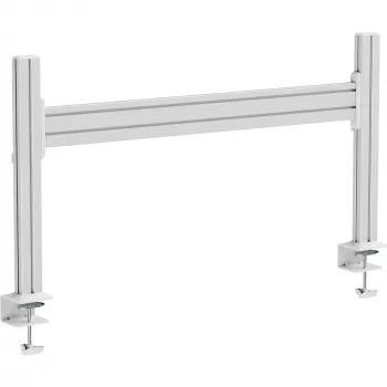 InLine 23181E Panel montażowy Slatwall do stołu, aluminium, 1 m z 2 słupkami 0,43 m