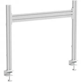 InLine 23181F Panel do montażu na biurku z listwą ścienną aluminiowy 1 m z 2 słupkami 0,86 m