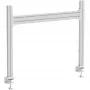 InLine 23181F Panel do montażu na biurku z listwą ścienną aluminiowy 1 m z 2 słupkami 0,86 m