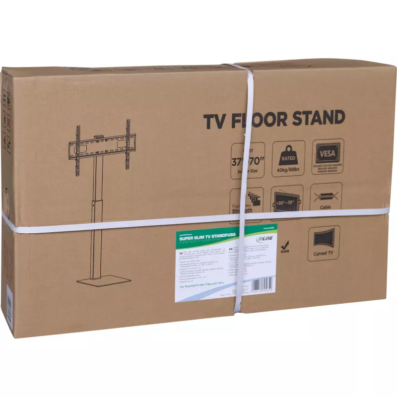 Stojak pod telewizor InLine 23195A z regulacją wysokości do telewizora LED 37-70 cali