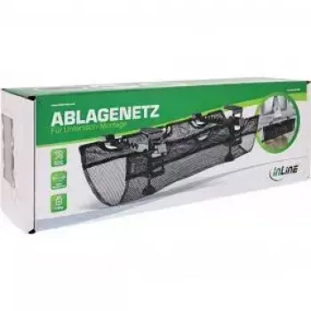 Korytko kablowe InLine 23199B czarna siatka podblatowa 610x240x390mm