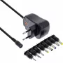 InLine Uniwersalny zasilacz 12W, 110–240V na 3–12V, maks. 1200mA