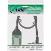 Niskoprofilowy wspornik adaptera InLine SAS HD zewn. SFF-8088 / wewn. SFF-8643 0.5m