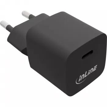 Ładowarka USB InLine Single USB-C, Power Delivery, PPS, 33 W, czarna