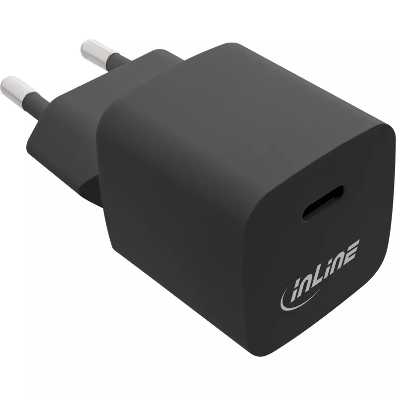 Ładowarka USB InLine Single USB-C, Power Delivery, PPS, 33 W, czarna