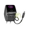 Zasilacz USB InLine, 70W, GaN, USB-C PD + USB-A QC, kabel 60cm, czarny