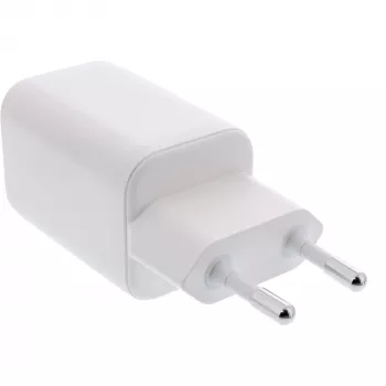 InLine zasilacz USB, ładowarka USB-A + USB-C, 33W, PD + QC, biały