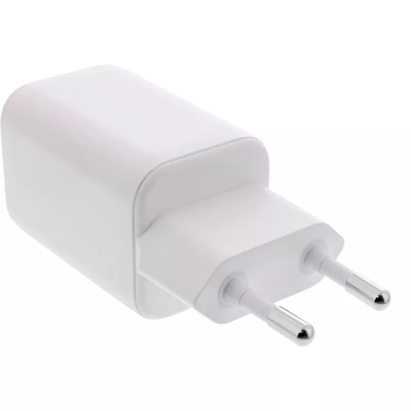 InLine zasilacz USB, ładowarka USB-A + USB-C, 33W, PD + QC, biały