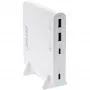 InLine zasilacz USB, ładowarka GaN, 4-portowa, 2x USB-C + 2x USB-A, 120W, biały