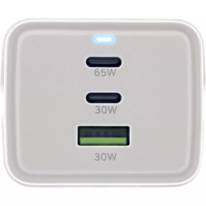 InLine zasilacz USB, ładowarka GaN, 2x USB-C, 1x USB-A, PD 3.0, gniazdo bezpieczeństwa