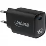 InLine USB PD zasilacz, ładowarka GaN, 1-port, USB-C, 45W, z wyświetlaczem