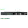 InLine PoE+ Gigabitowy przełącznik sieciowy 24 porty, 1 Gb/s, 2xSFP, 19 cali 1U (w zestawie uchwyty)