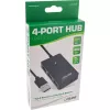 InLine USB 2.0 4-Port Hub, wtyczka Type-A na 4x gniazdo Type-A, czarny, 30cm