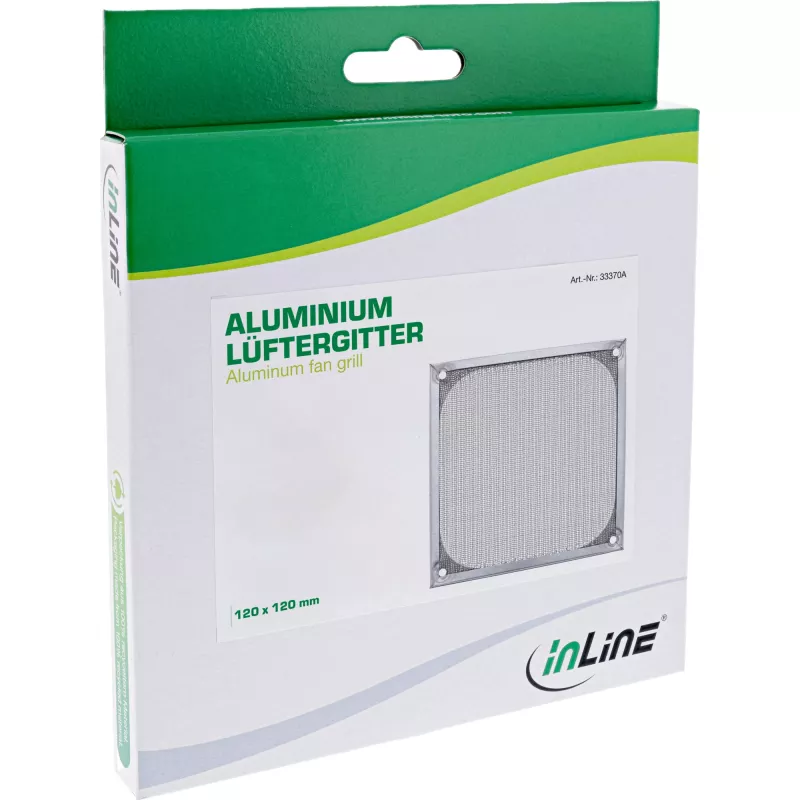 Kratka wentylatora InLine z filtrem aluminiowym InLine 33370A