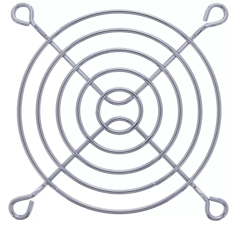 InLine Fan Guard metalowa, chromowana, 80x80mm