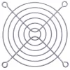 Osłona wentylatora InLine, metalowa, chromowana, 92x92 mm