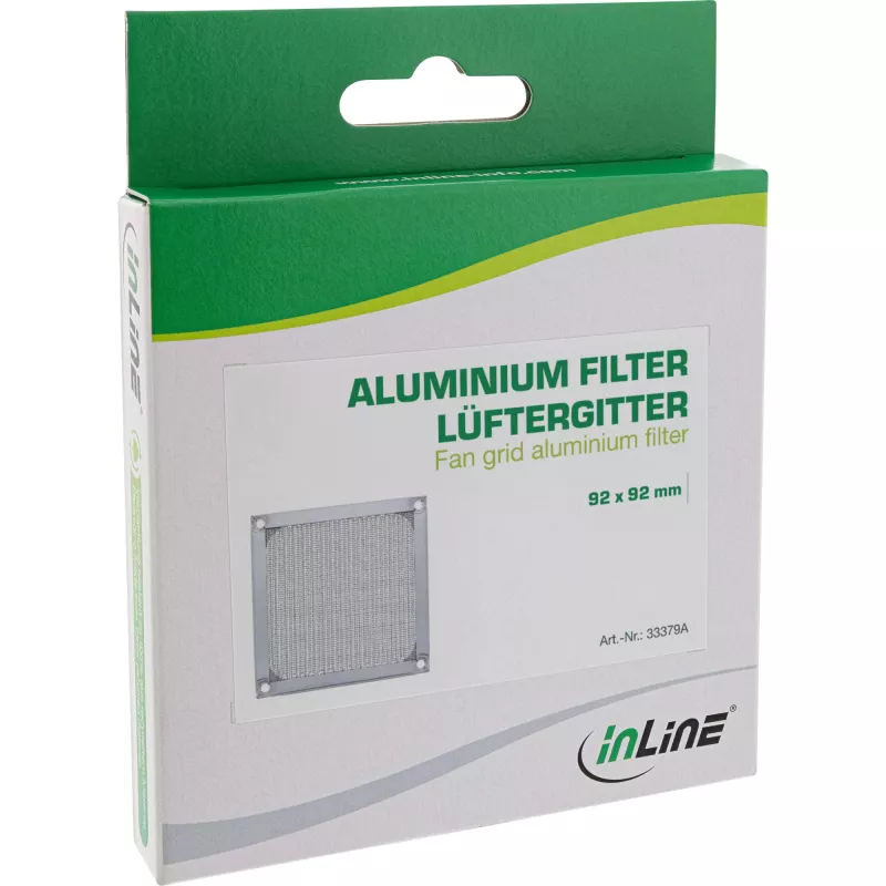 Kratka wentylatora InLine filtr aluminiowy InLine 33379A