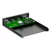 InLine 33456C panel do zatoki napędu 8,89 cm (3,5 cala) Panel portów I/O Czarny
