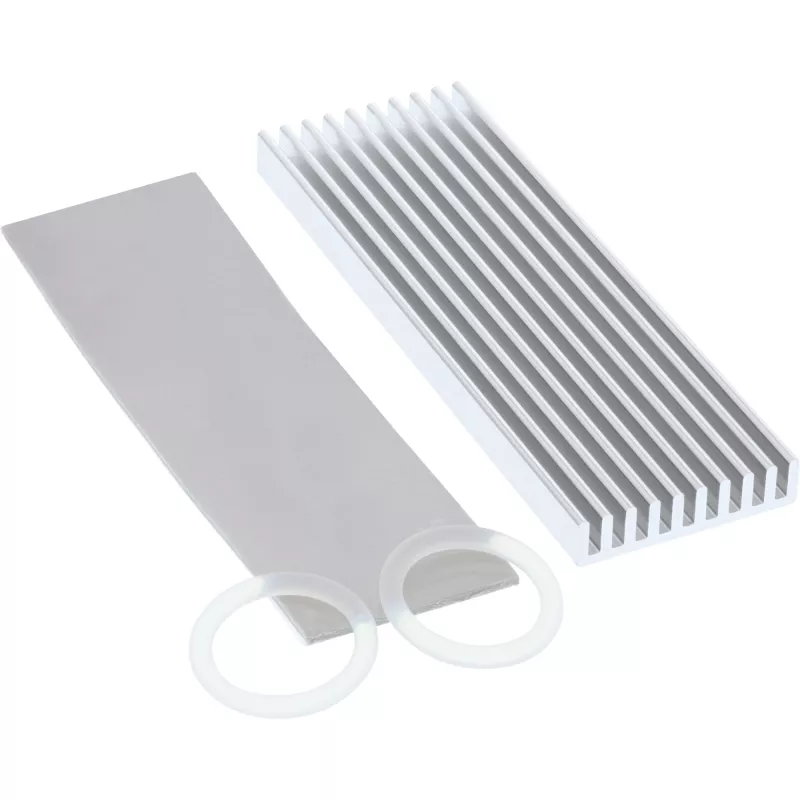 Chłodzenie SSD InLine, żeberka chłodzące / radiator, pasuje do M.2 SSD