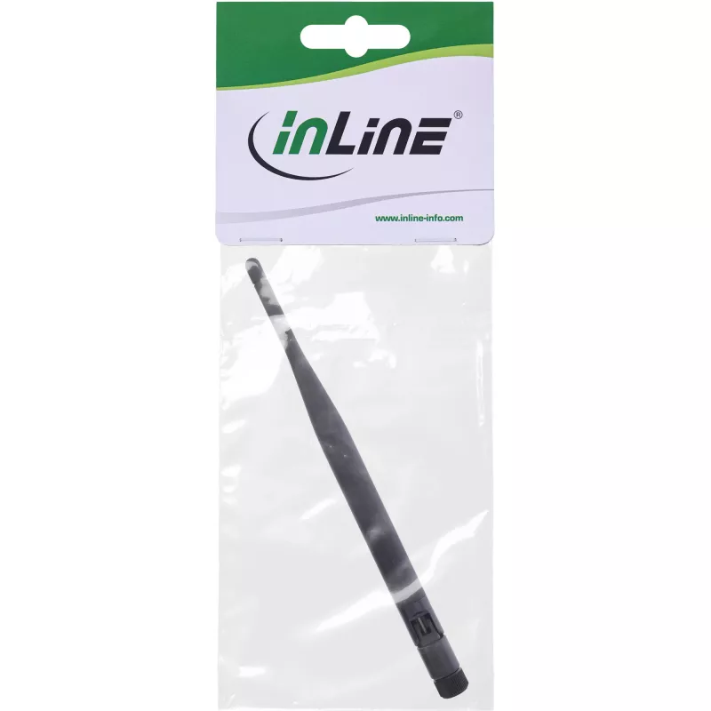 InLine WIFI Rubber Antenna for AP and Router R-SMA 5dBi
