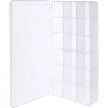 Pojemnik na małe elementy InLine 43009E 18 przegród 213x114x35mm