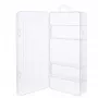 Pudełko na drobne części InLine, 5 przegródek, 206x107x33 mm, przezroczyste