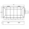 InLine Small Components Box, 6 komór, 206x107x33mm, przezroczysty