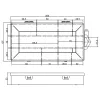 InLine Pudełko na drobne elementy 10 przegród 206x107x33mm, przezroczysty