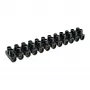 Listwa zaciskowa InLine 12-portowa 6 mm², 400 V, czarna — opakowanie 10 szt.