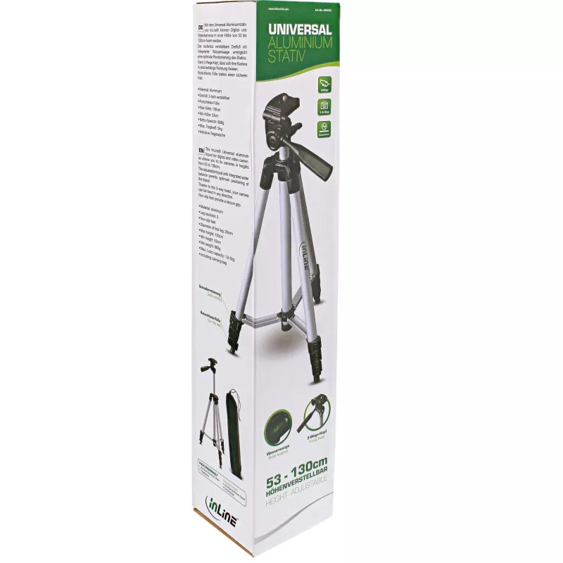 InLine Profesjonalny Statyw Aluminiowy 3 Nogi do 1,30 m