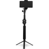 InLine Selfie Stick 4 Nóżki z Mini Statywem Aluminium Czarny Maks. 0,75 m