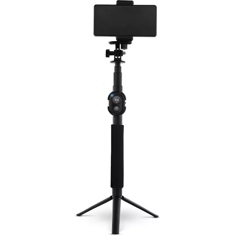 InLine Selfie Stick 4 Nóżki z Mini Statywem Aluminium Czarny Maks. 0,75 m
