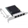 InLine Quad Gigabit karta sieciowa, 4x RJ45 2.5Gb/s, PCIe x4, z zaślepką niskoprofilową