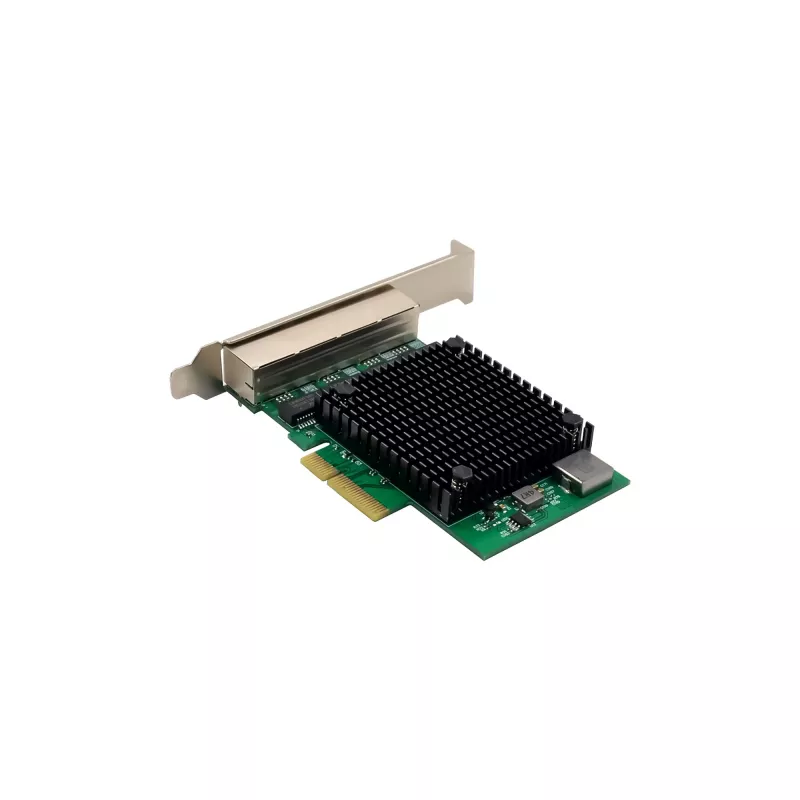 InLine Quad Gigabit karta sieciowa, 4x RJ45 2.5Gb/s, PCIe x4, z zaślepką niskoprofilową