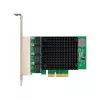 InLine Quad Gigabit karta sieciowa, 4x RJ45 2.5Gb/s, PCIe x4, z zaślepką niskoprofilową