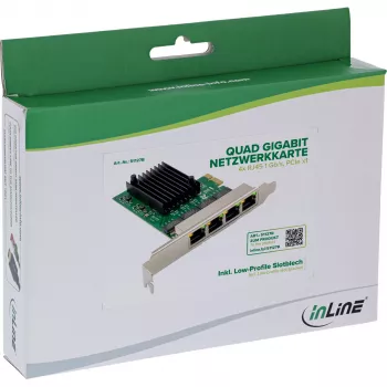 Wewnętrzna karta sieciowa Ethernet InLine 51127B 1000 Mbit/s PCI Express
