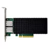Karta sieciowa InLine Dual 10-Gigabit, 2x RJ45 10Gb/s, PCIe x8, w zestawie niskoprofilowa śledź