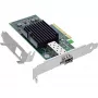 InLine 10 Gigabitowa karta sieciowa, 1x SFP+, PCIe x8, w zestawie niskoprofilowa śledź